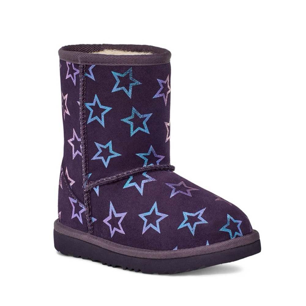 NIB UGG Classic II Iridescent Stars Boots